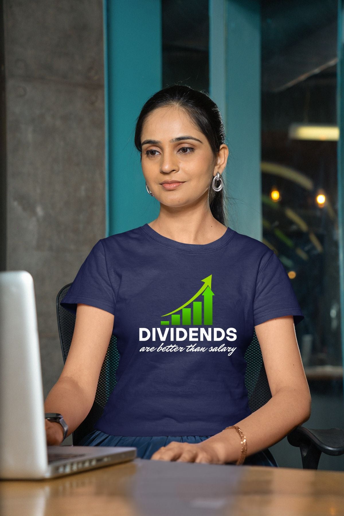 Dividend are better than salary Printed Unisex T-Shirt