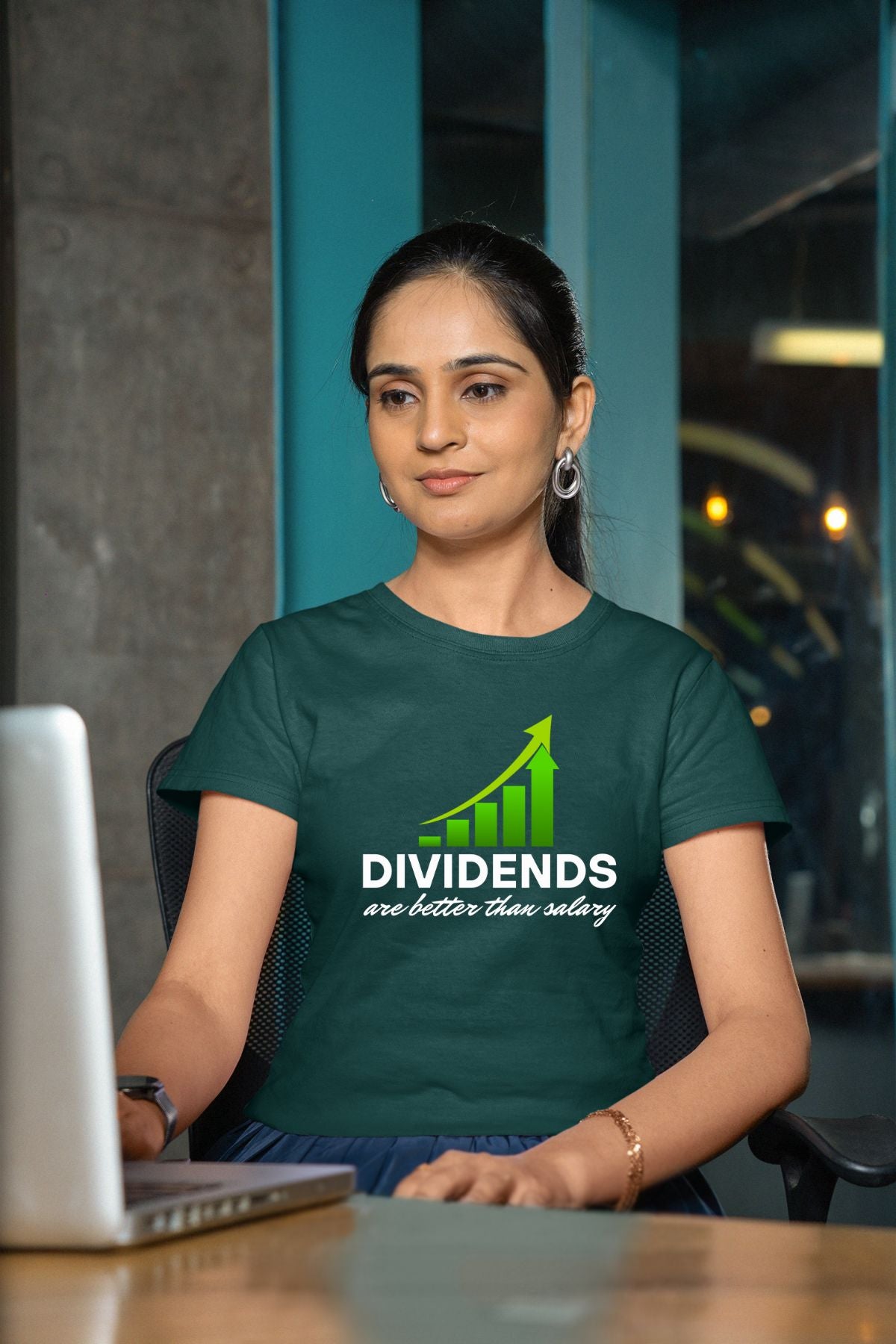 Dividend are better than salary Printed Unisex T-Shirt