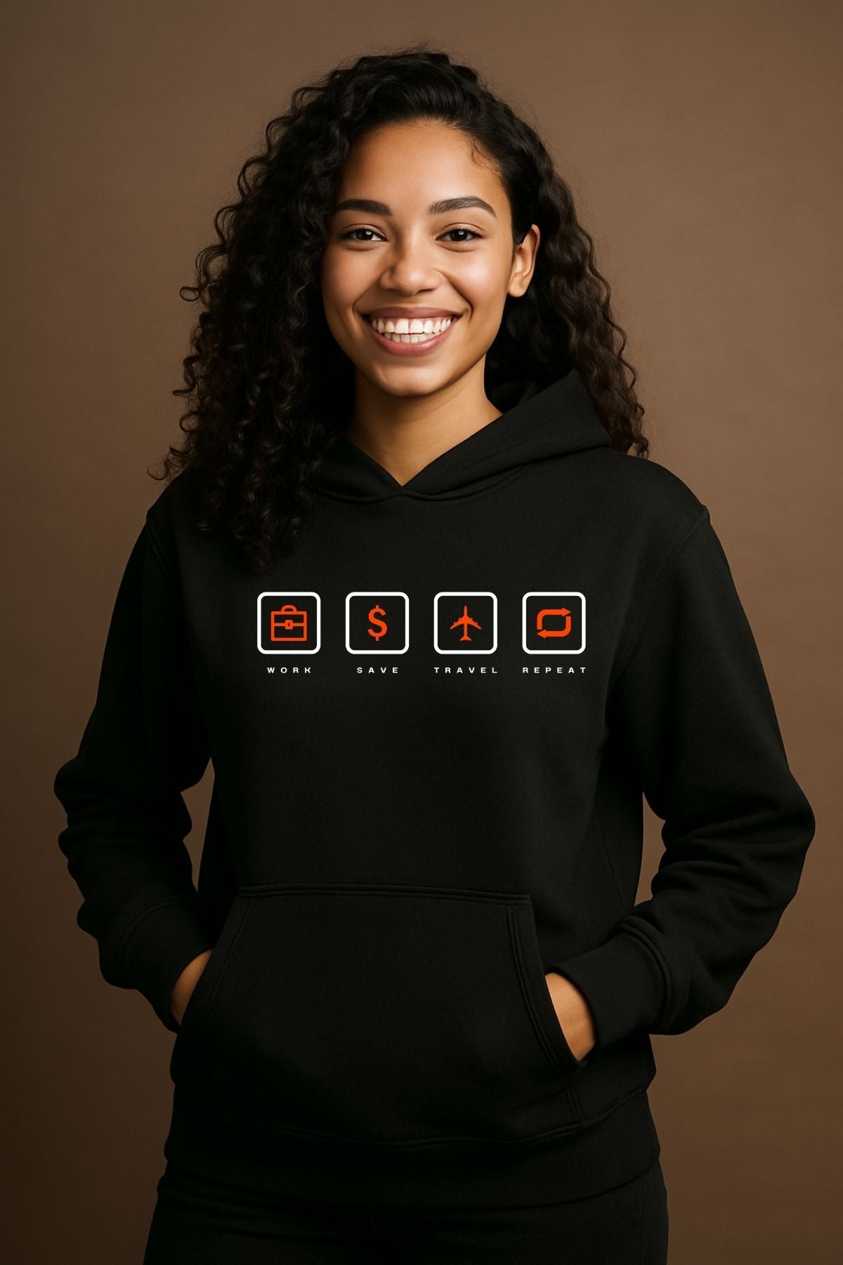 Work Save Travel Repeat Men Women Hoodies
