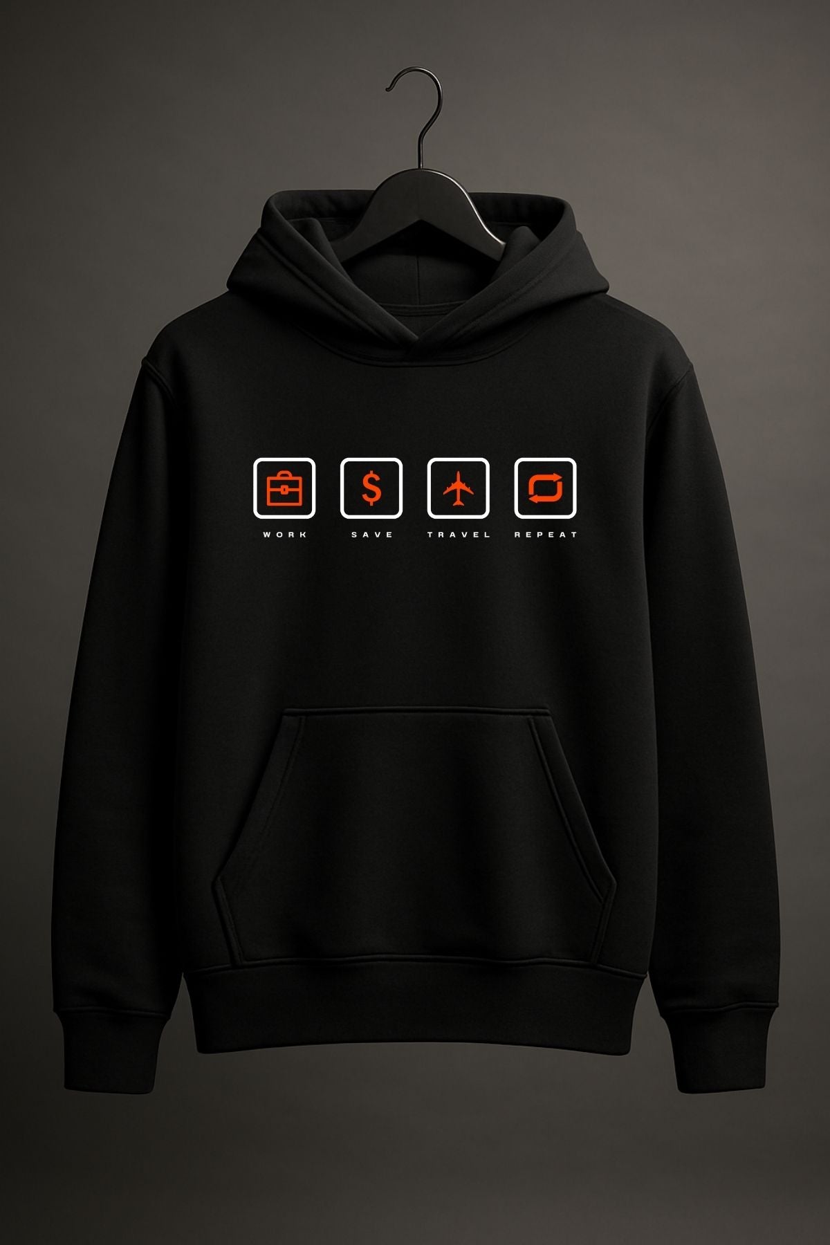 Work Save Travel Repeat Men Women Hoodies