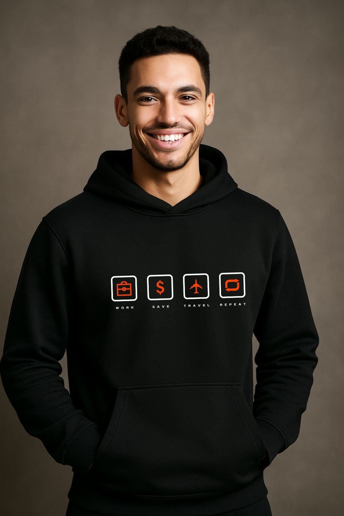 Work Save Travel Repeat Men Women Hoodies