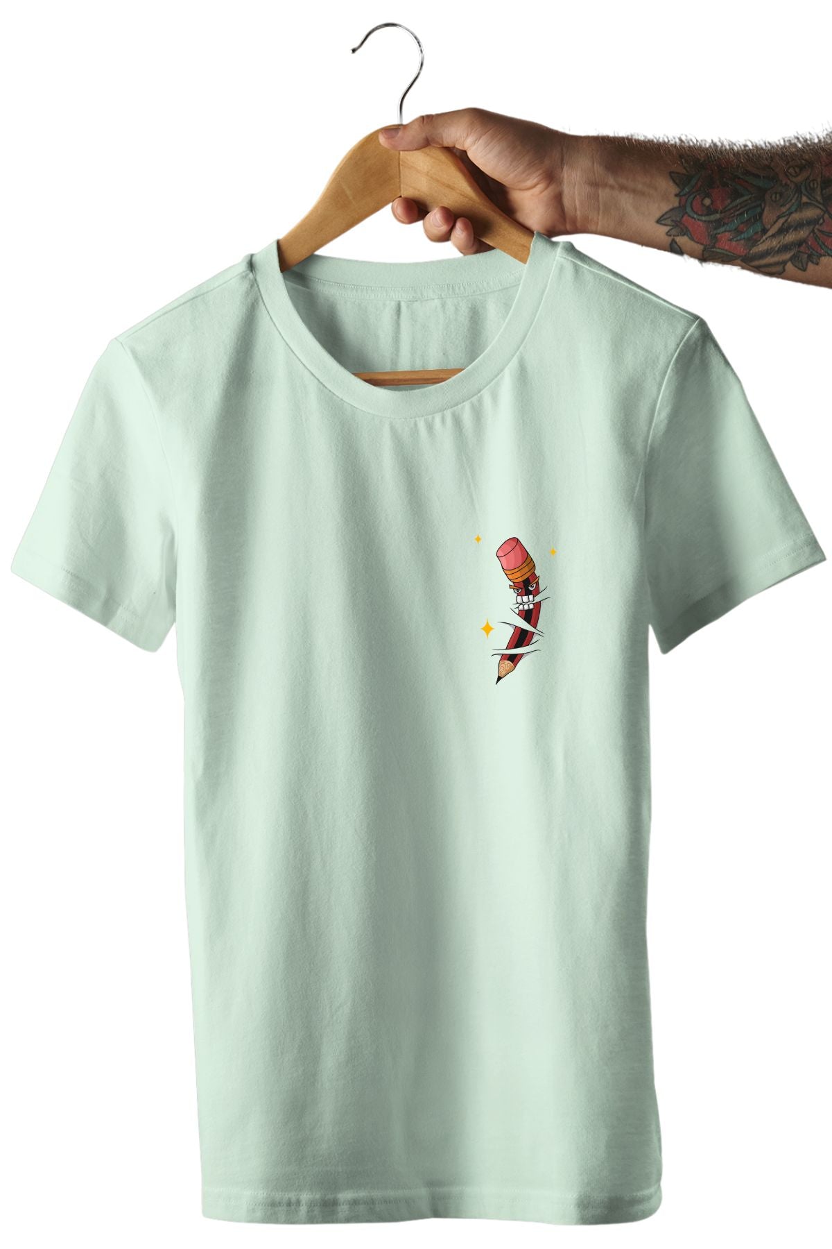 Fighter Pencil Printed Unisex T-Shirt