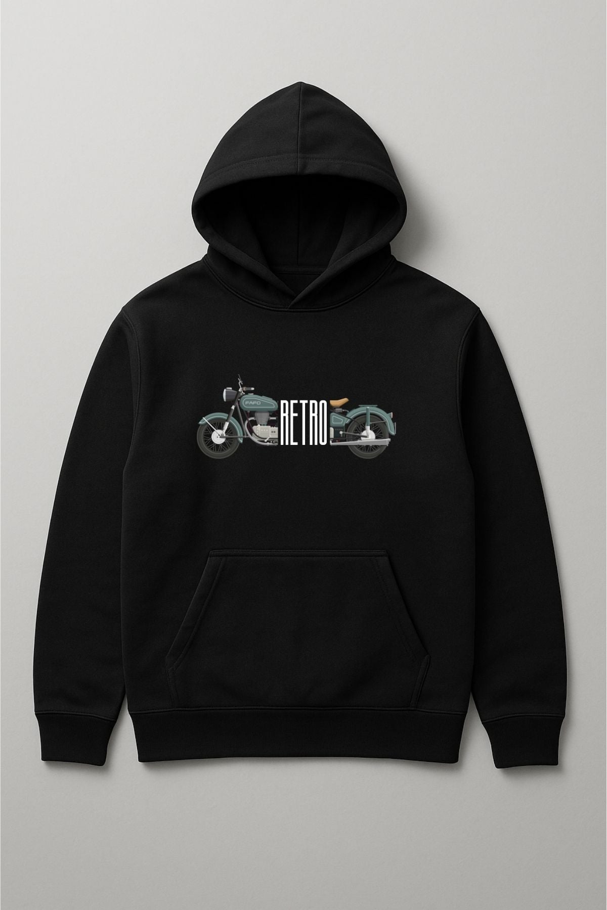 Retro Bike Style Men Women Hoodies