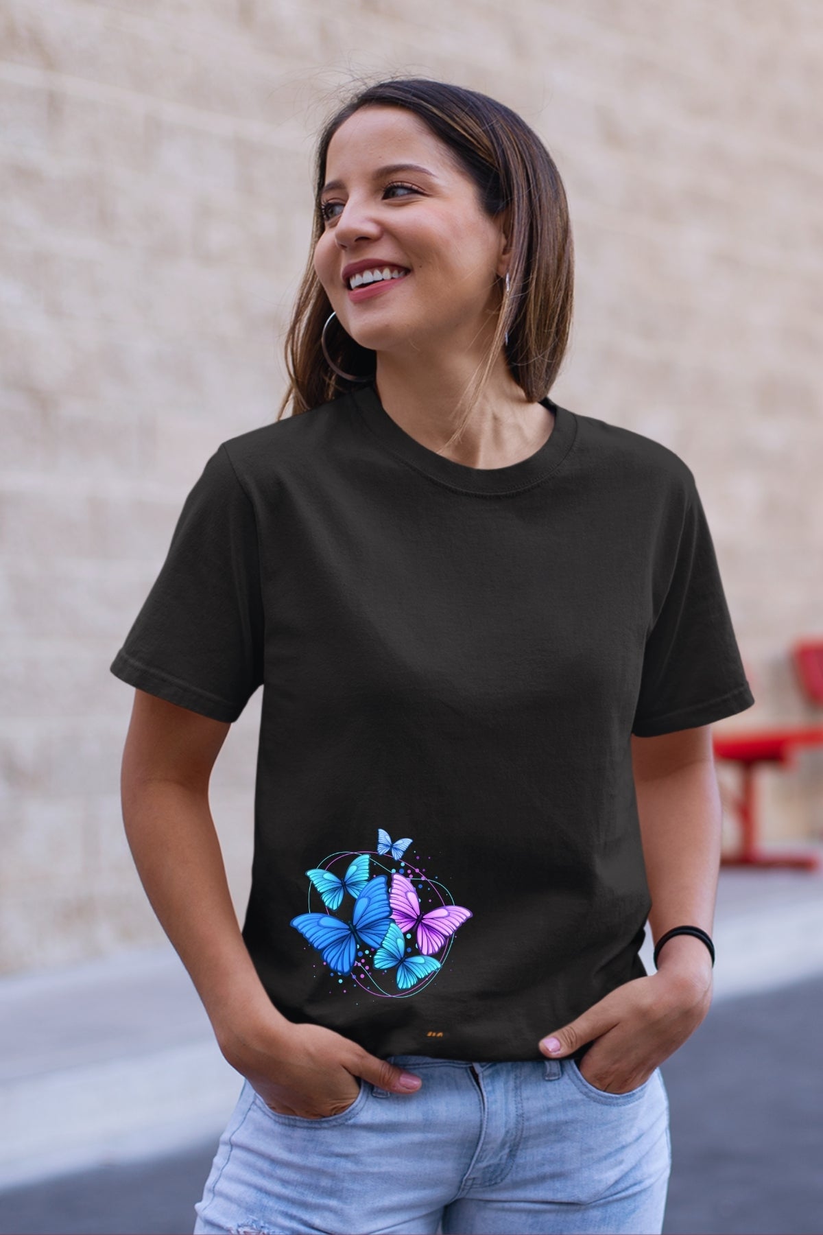 Colourful Butterfly Unisex T-Shirt