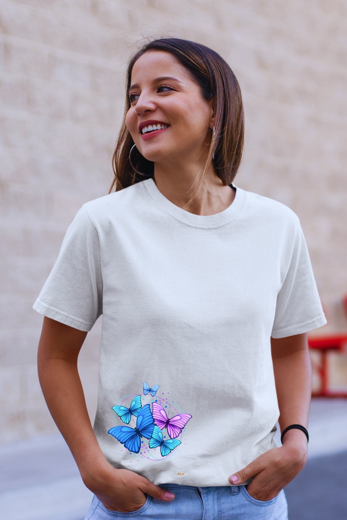 Colourful Butterfly Unisex T-Shirt