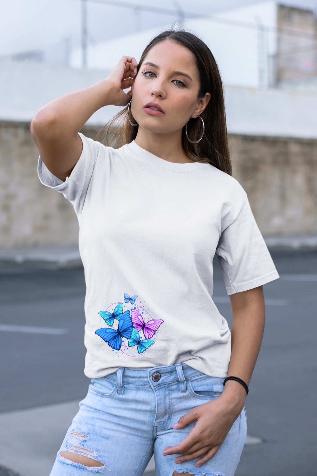 Colourful Butterfly Unisex T-Shirt