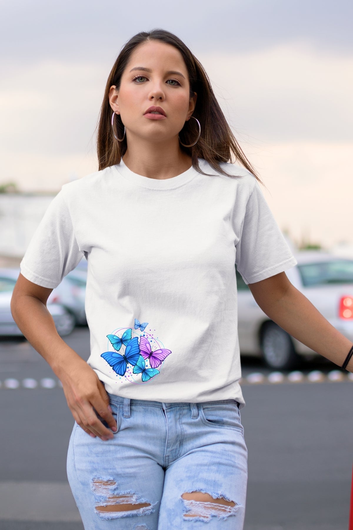 Colourful Butterfly Unisex T-Shirt