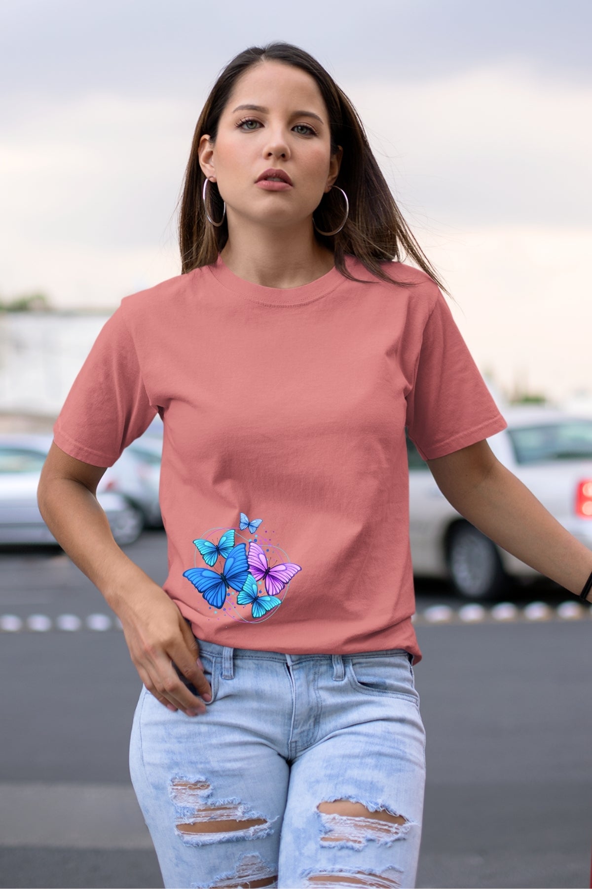 Colourful Butterfly Unisex T-Shirt