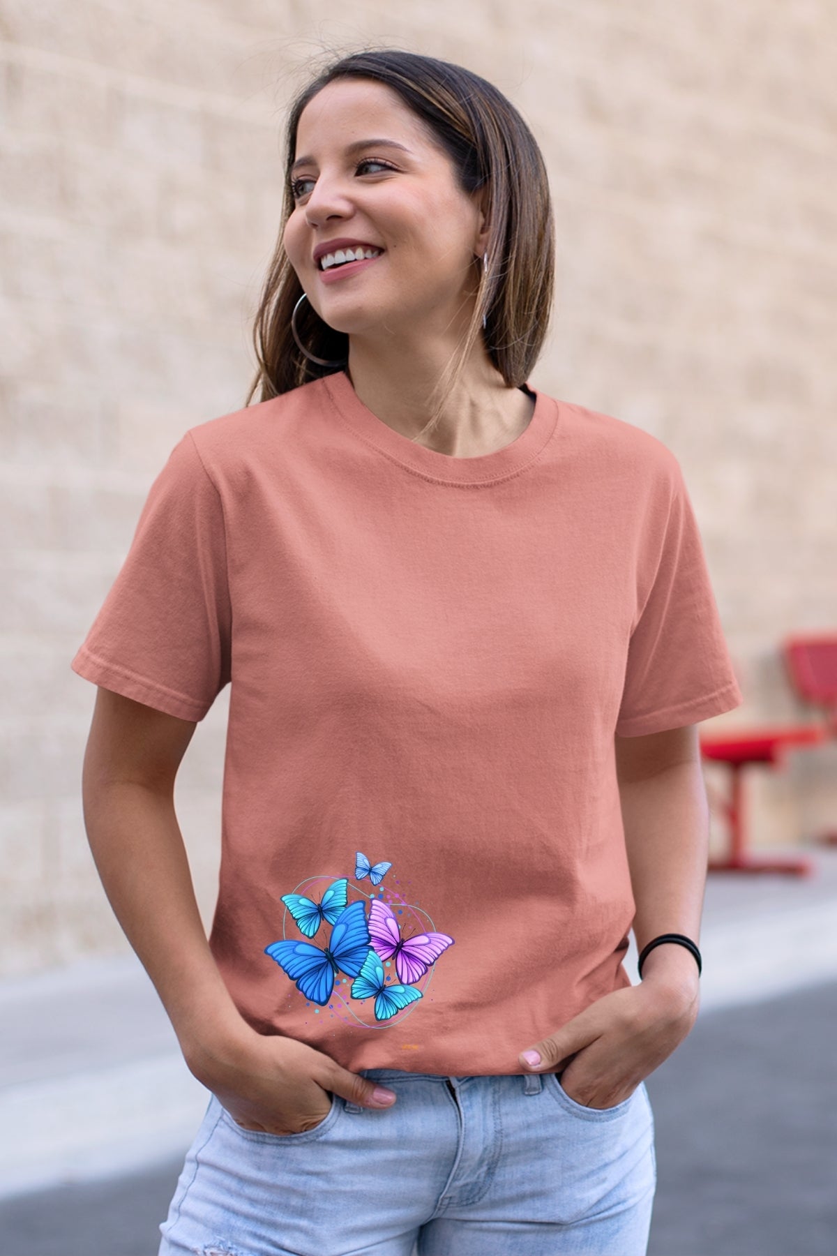 Colourful Butterfly Unisex T-Shirt