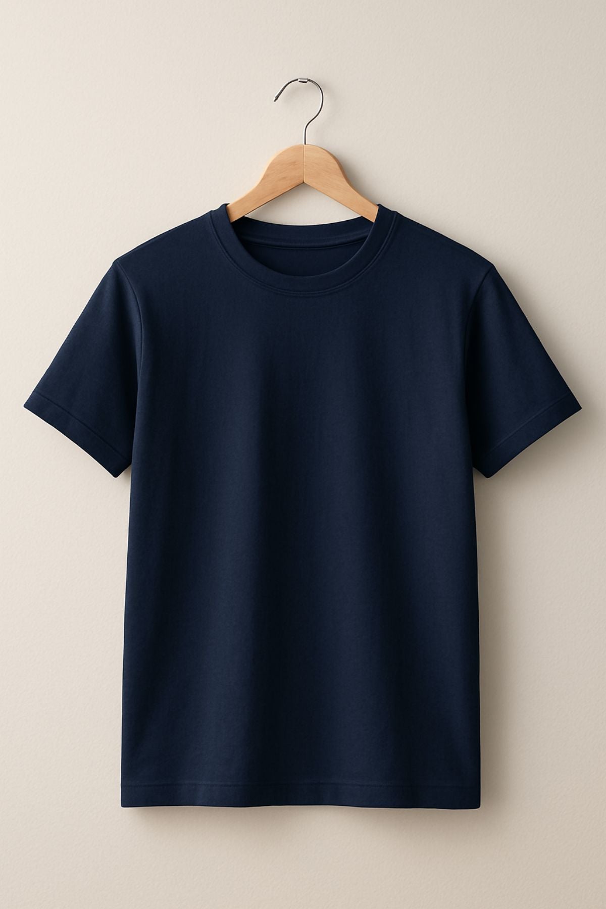 Navy Blue Premium Plain T-Shirt