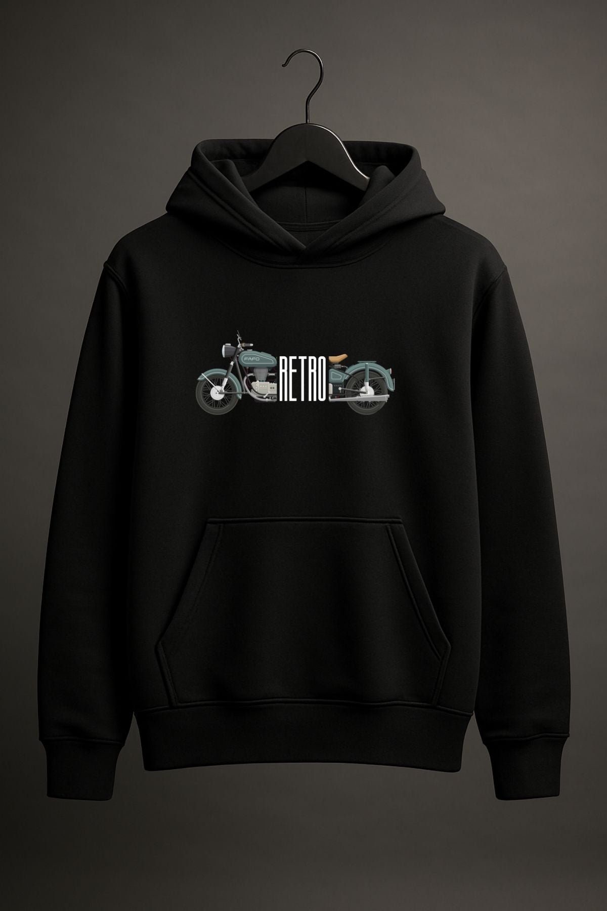 Retro Bike Style Men Women Hoodies