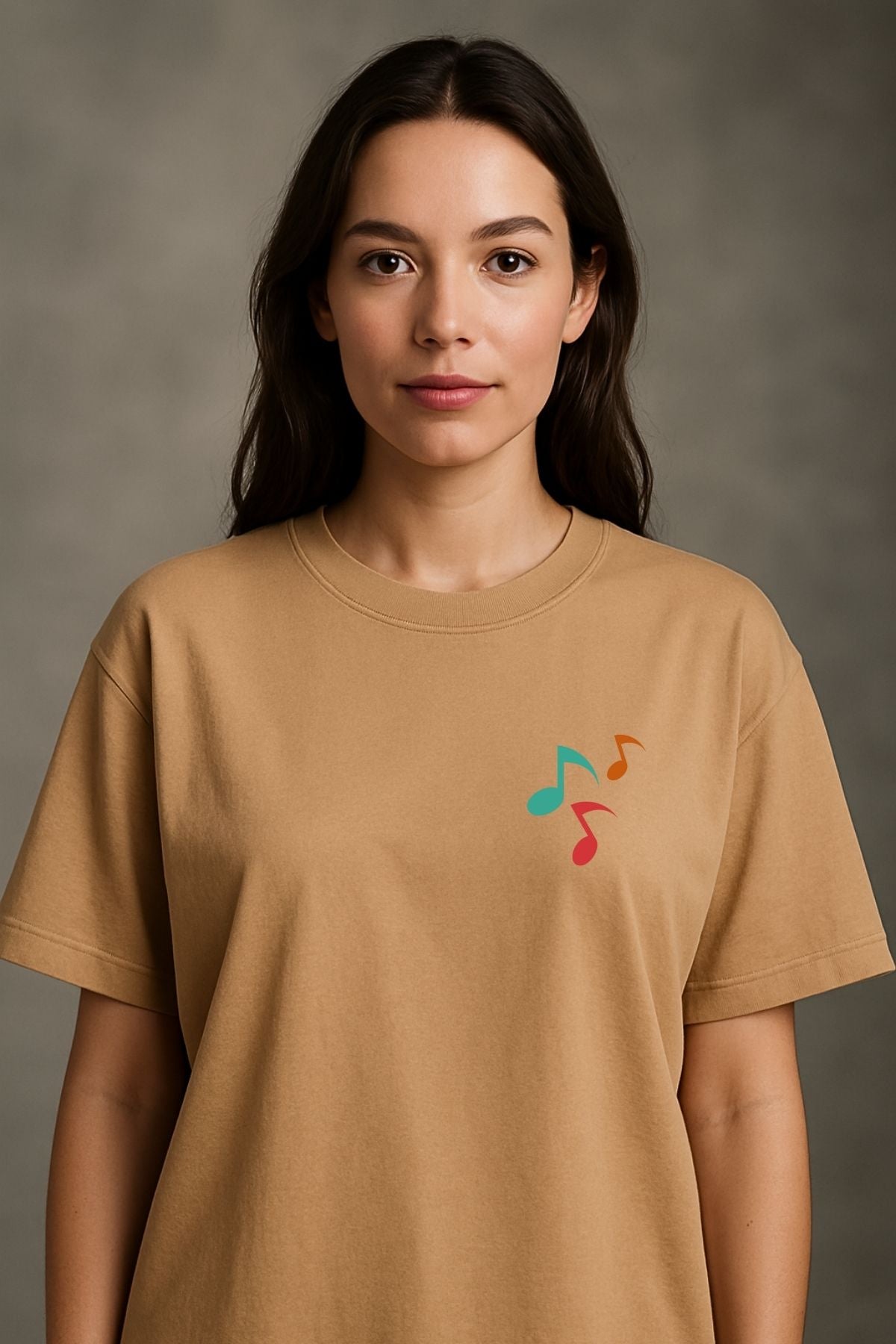 Music Lover  Printed Oversize T-Shirt