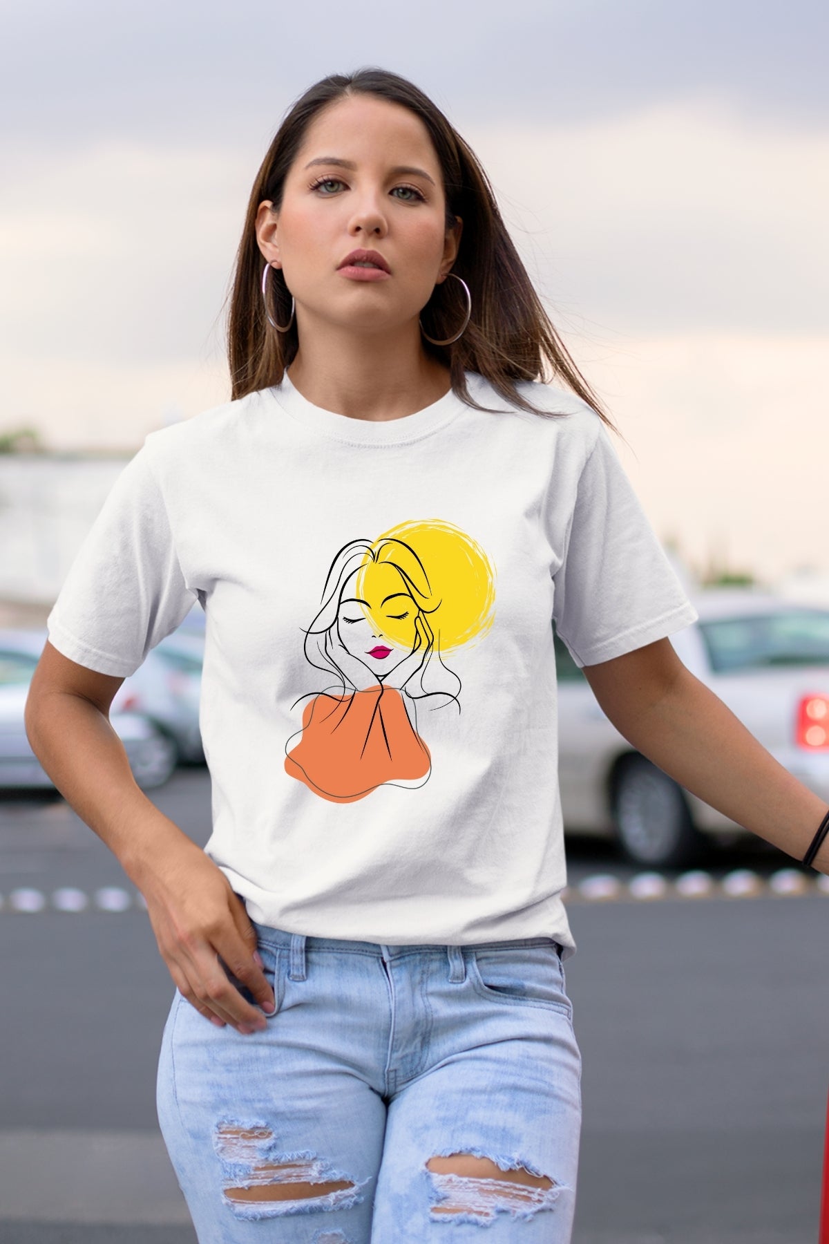 Relax Sun Girl Unisex T-Shirt