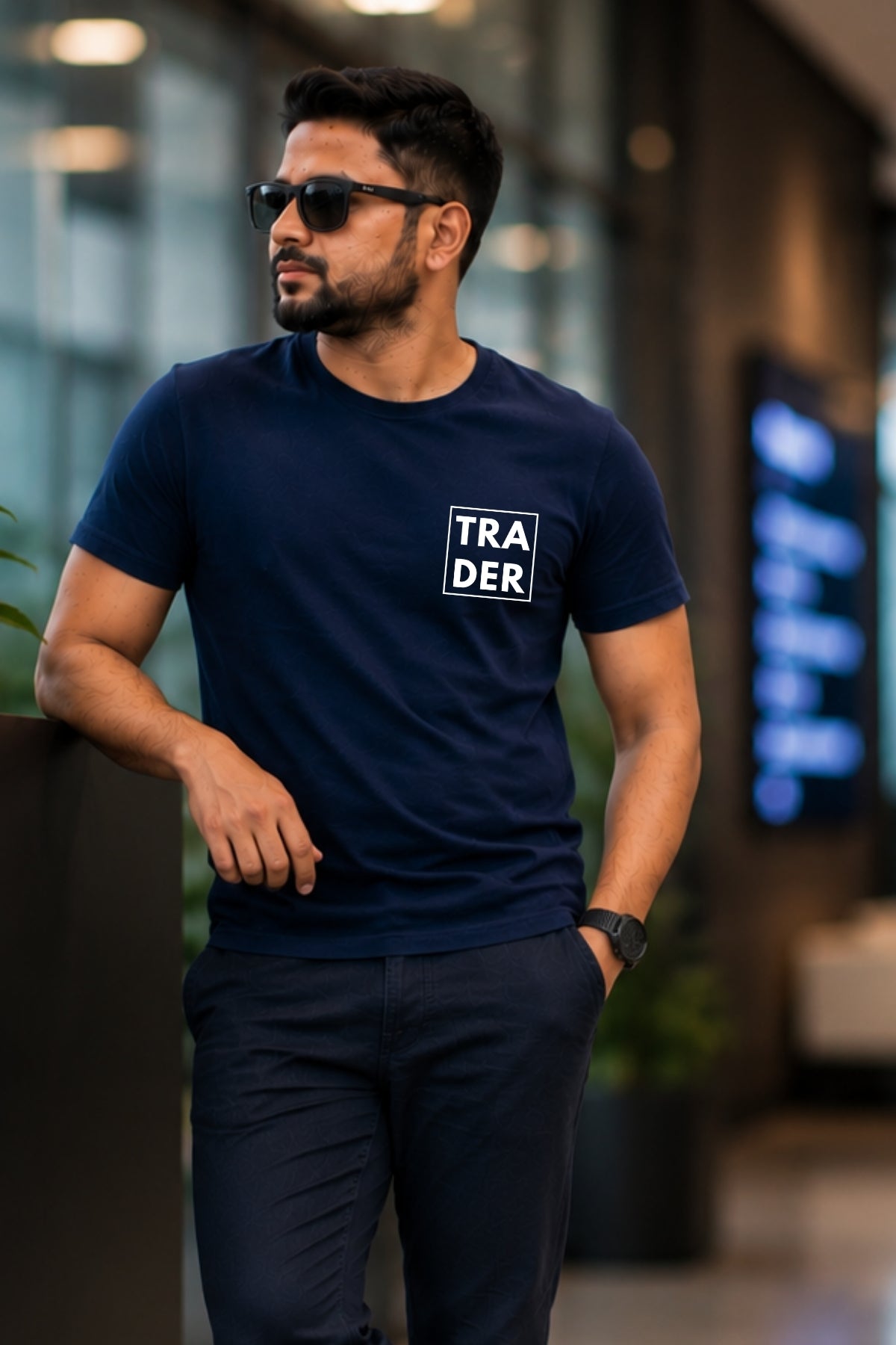 Stock Market Trader Printed Unisex Trading T-Shirt