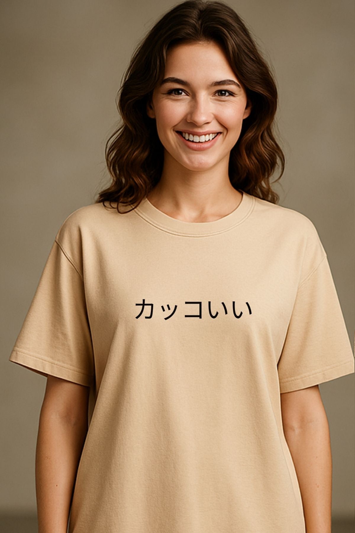 Kakkoi Cool Cat with Hat Printed Oversize T-Shirt