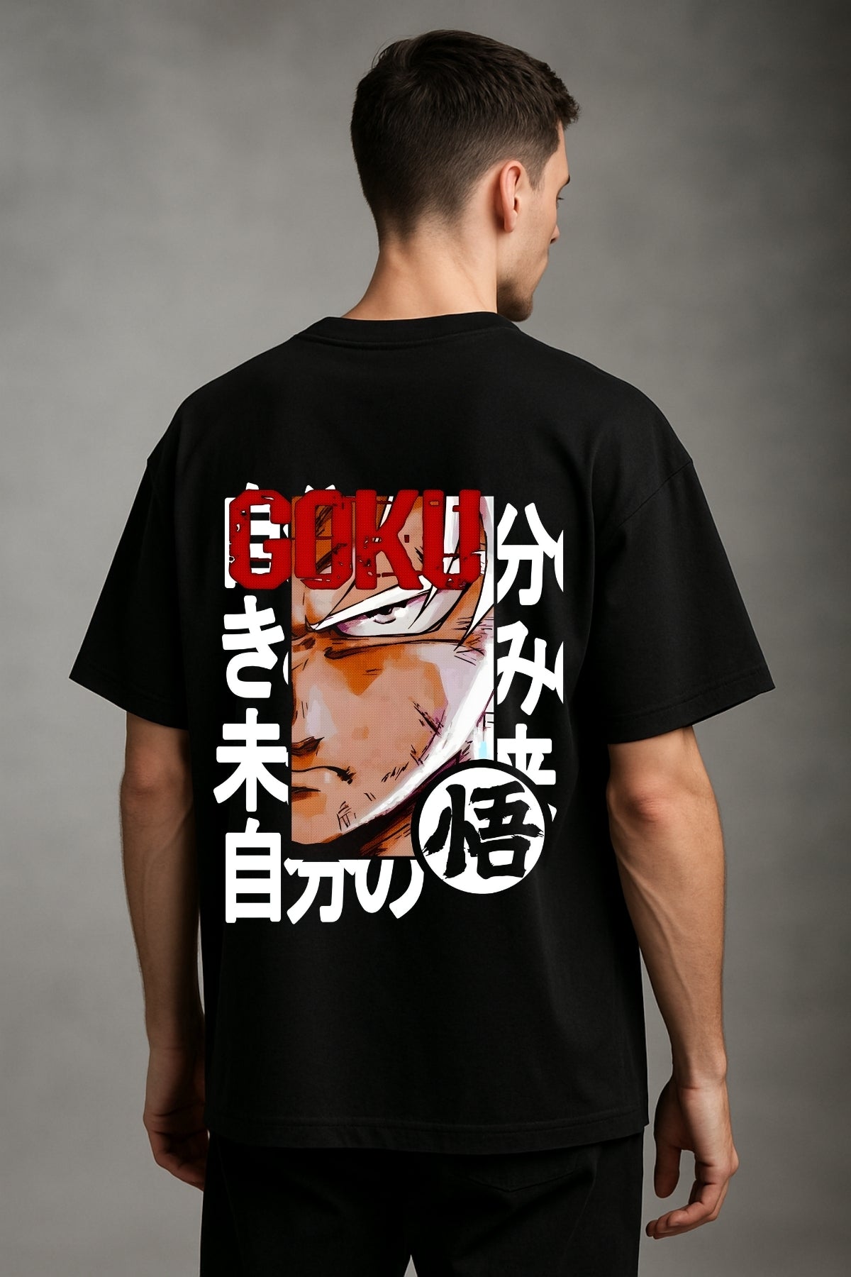 Goku Ultra Instinct Anime Printed Oversize T-Shirt