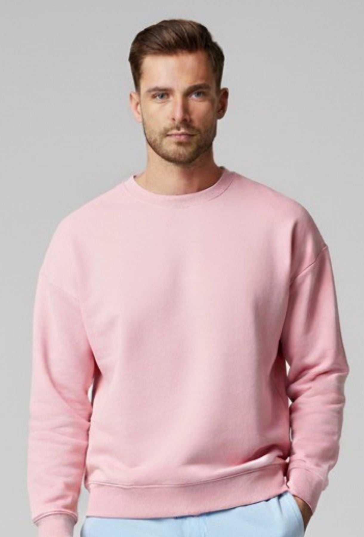 Oversized Sky Blue & Candy Pink Mix Vibe Co-ords