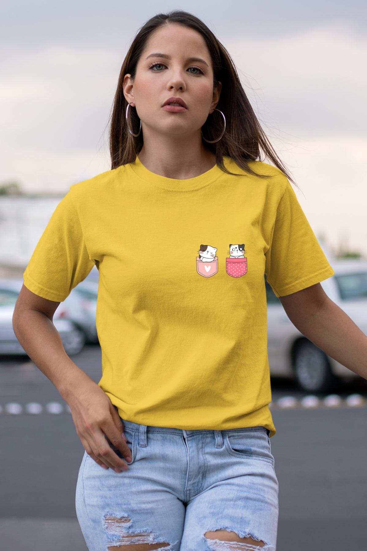 Cute Kitty PK-RD Unisex T-Shirt