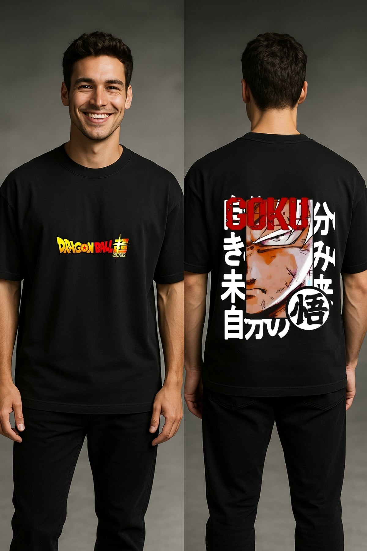 Goku Ultra Instinct Anime Printed Oversize T-Shirt