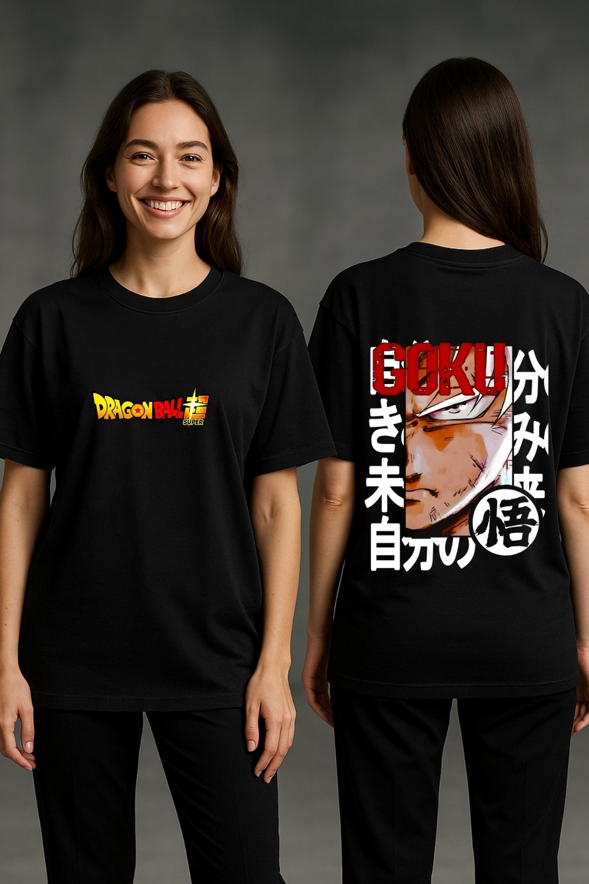 Goku Ultra Instinct Anime Printed Oversize T-Shirt