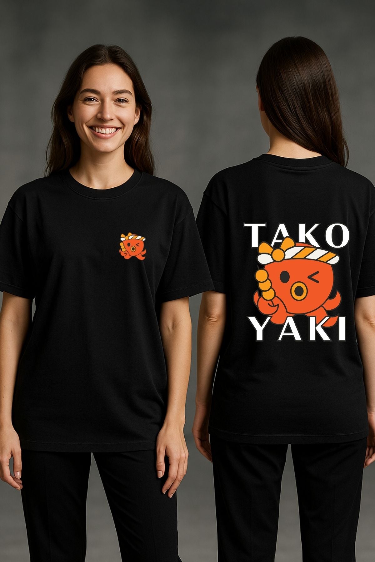 Tako Yaki Printed Oversize T-Shirt