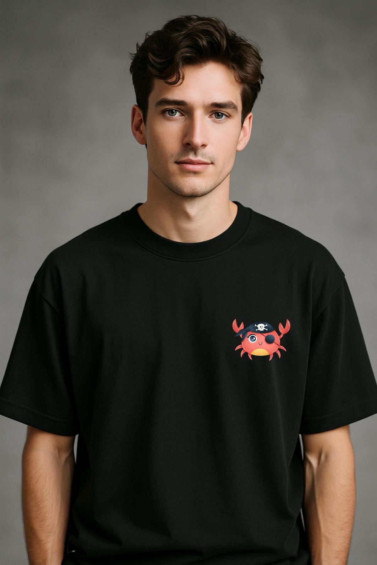 Crabby Printed Oversize T-Shirt