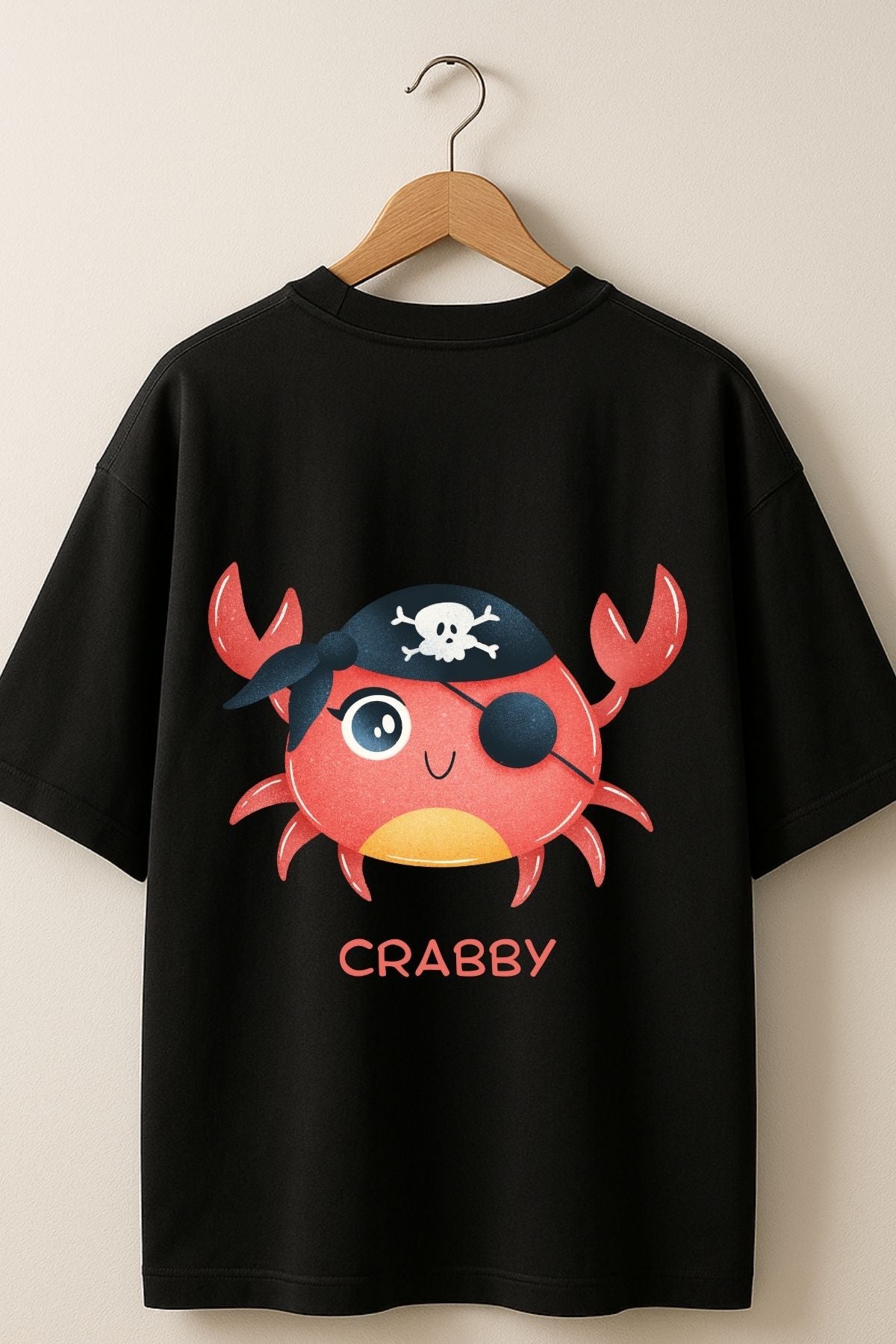 Crabby Printed Oversize T-Shirt