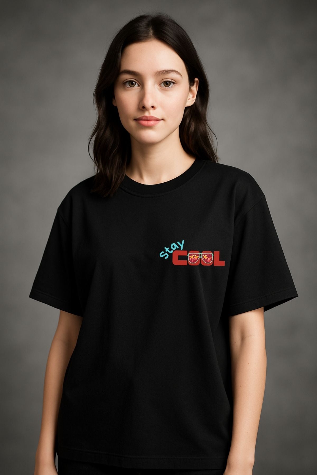 Funky Panda Printed Oversize T-Shirt