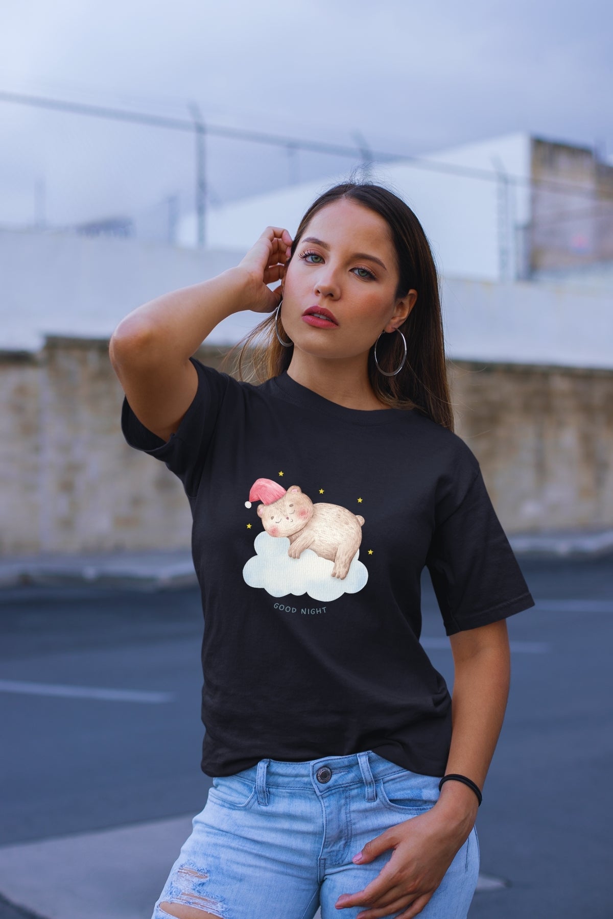 Good Night Panda Unisex T-Shirt
