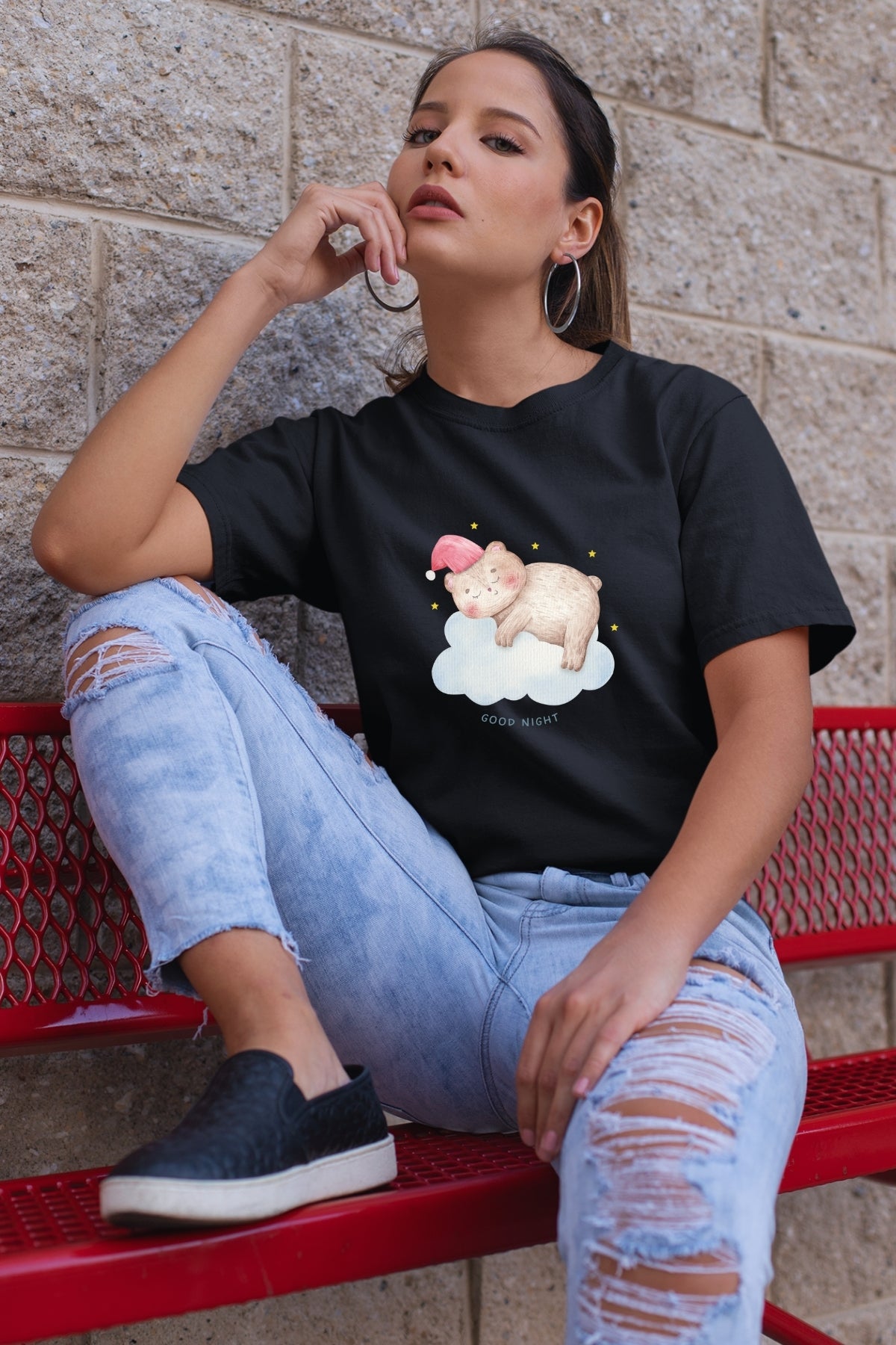Good Night Panda Unisex T-Shirt