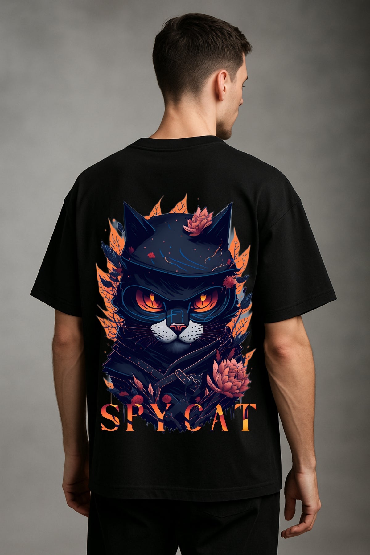 SpyCat Printed Oversize T-Shirt