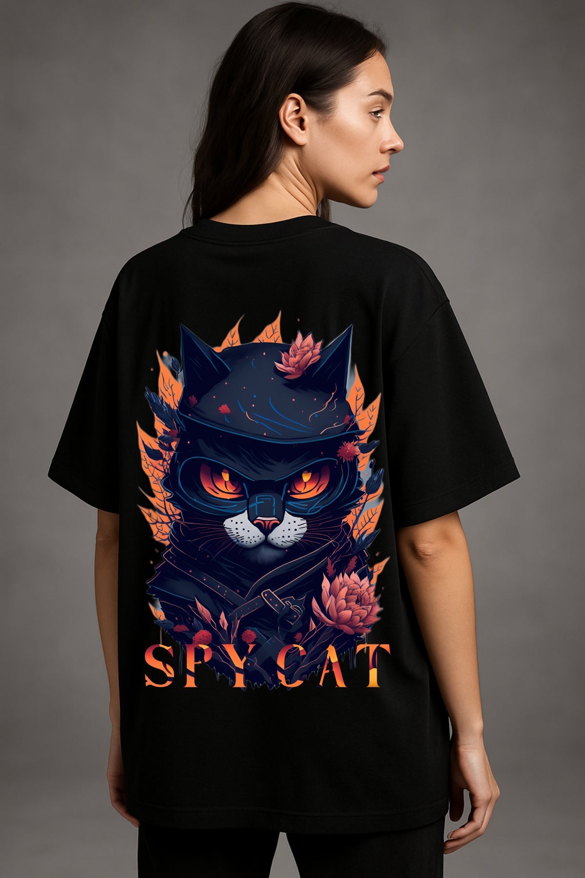 SpyCat Printed Oversize T-Shirt