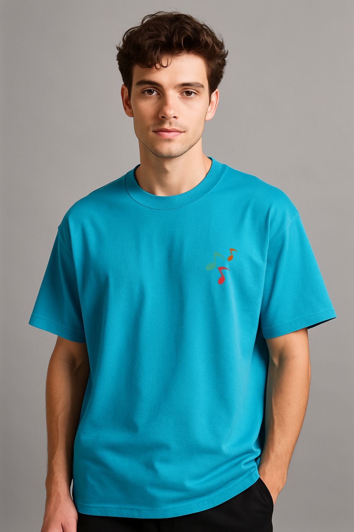 Music Lover  Printed Oversize T-Shirt