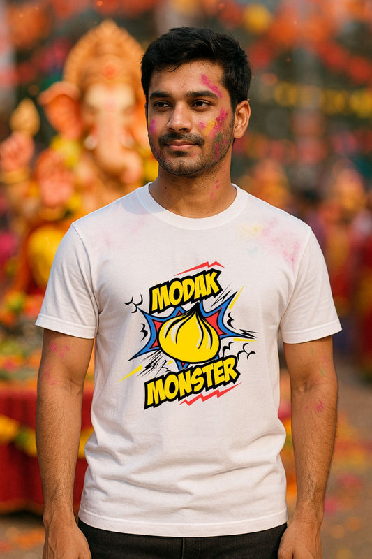 Modak monster Ganpatiji  God Unisex T-Shirt