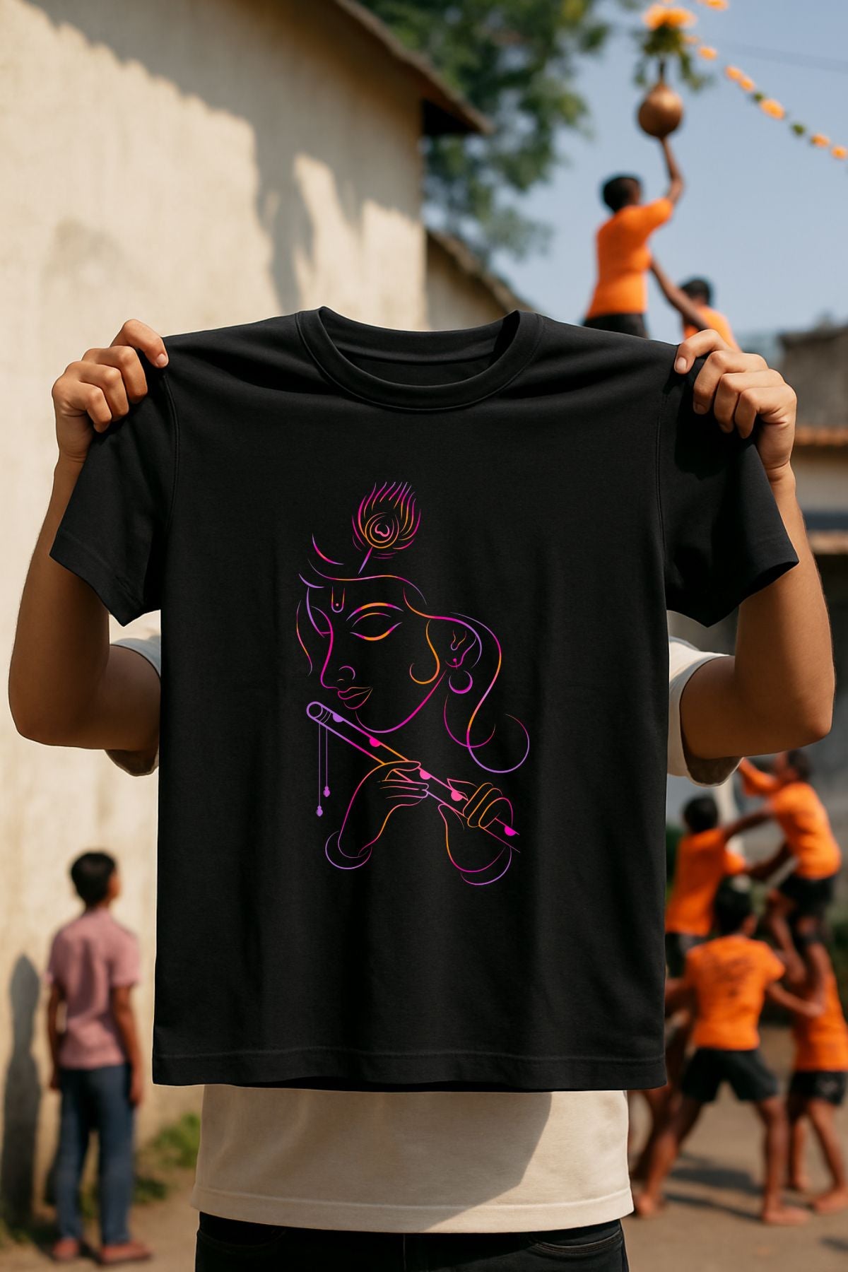 Krishna God Art Unisex T-Shirt