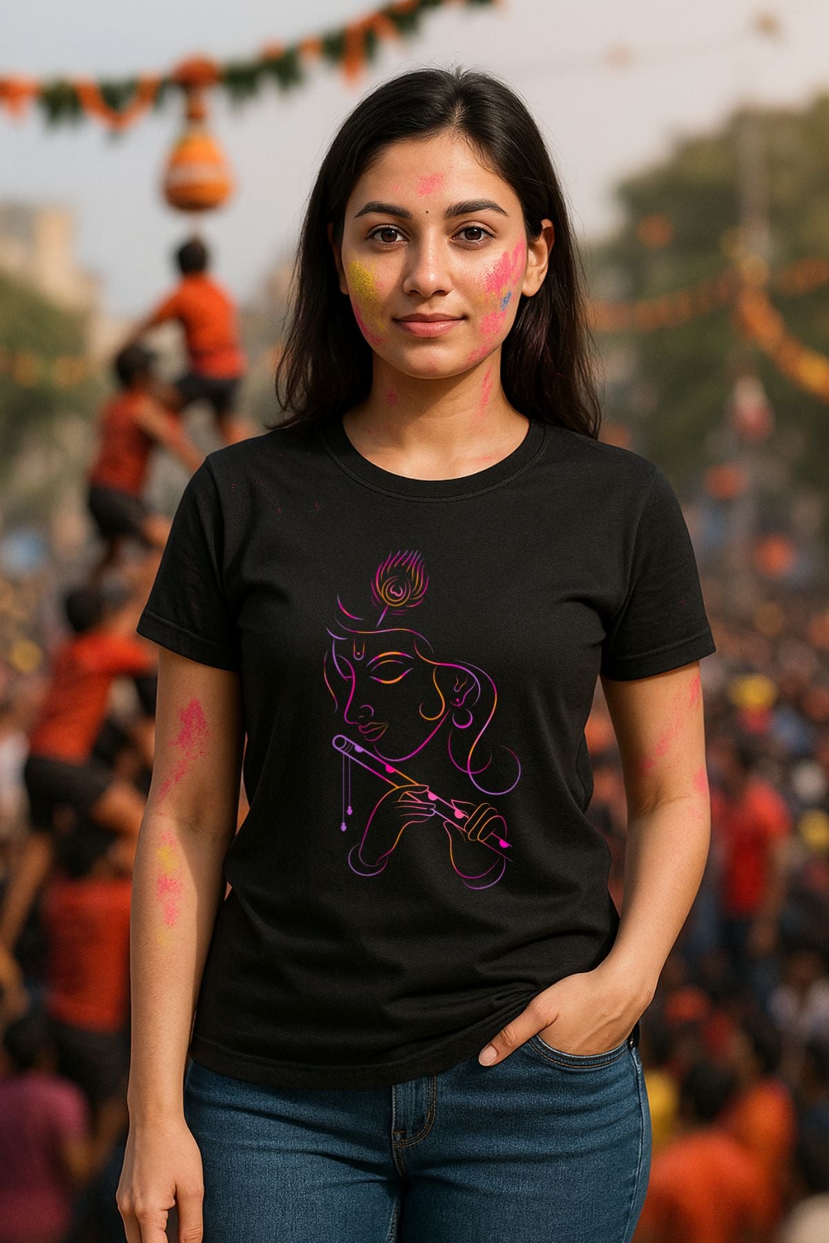 Krishna God Art Unisex T-Shirt
