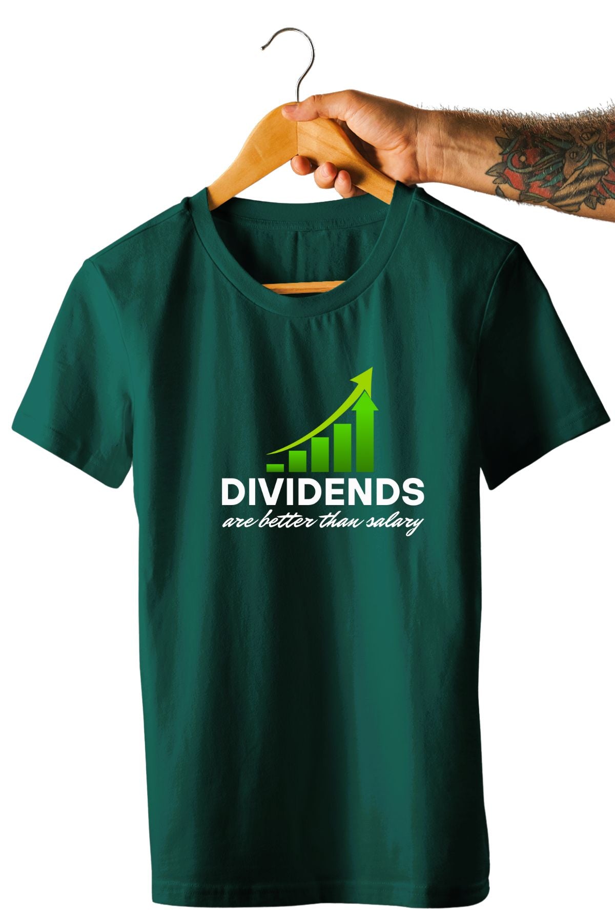 Dividend are better than salary Printed Unisex T-Shirt