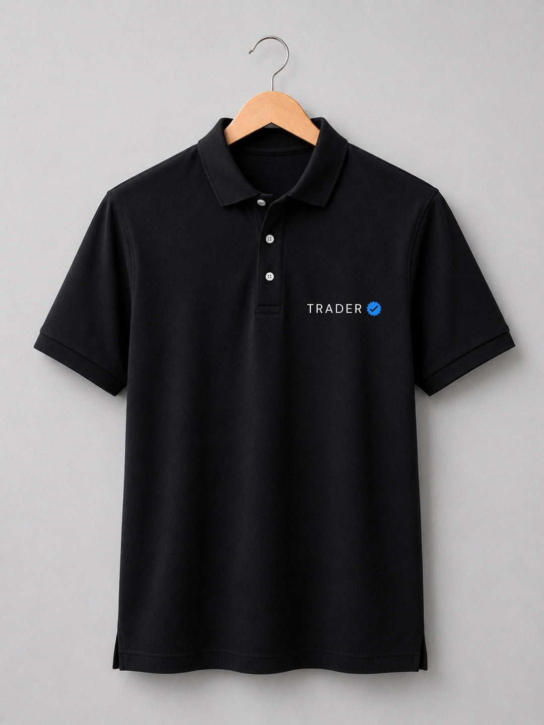 Verified Trader Black Polo Trading T-Shirt