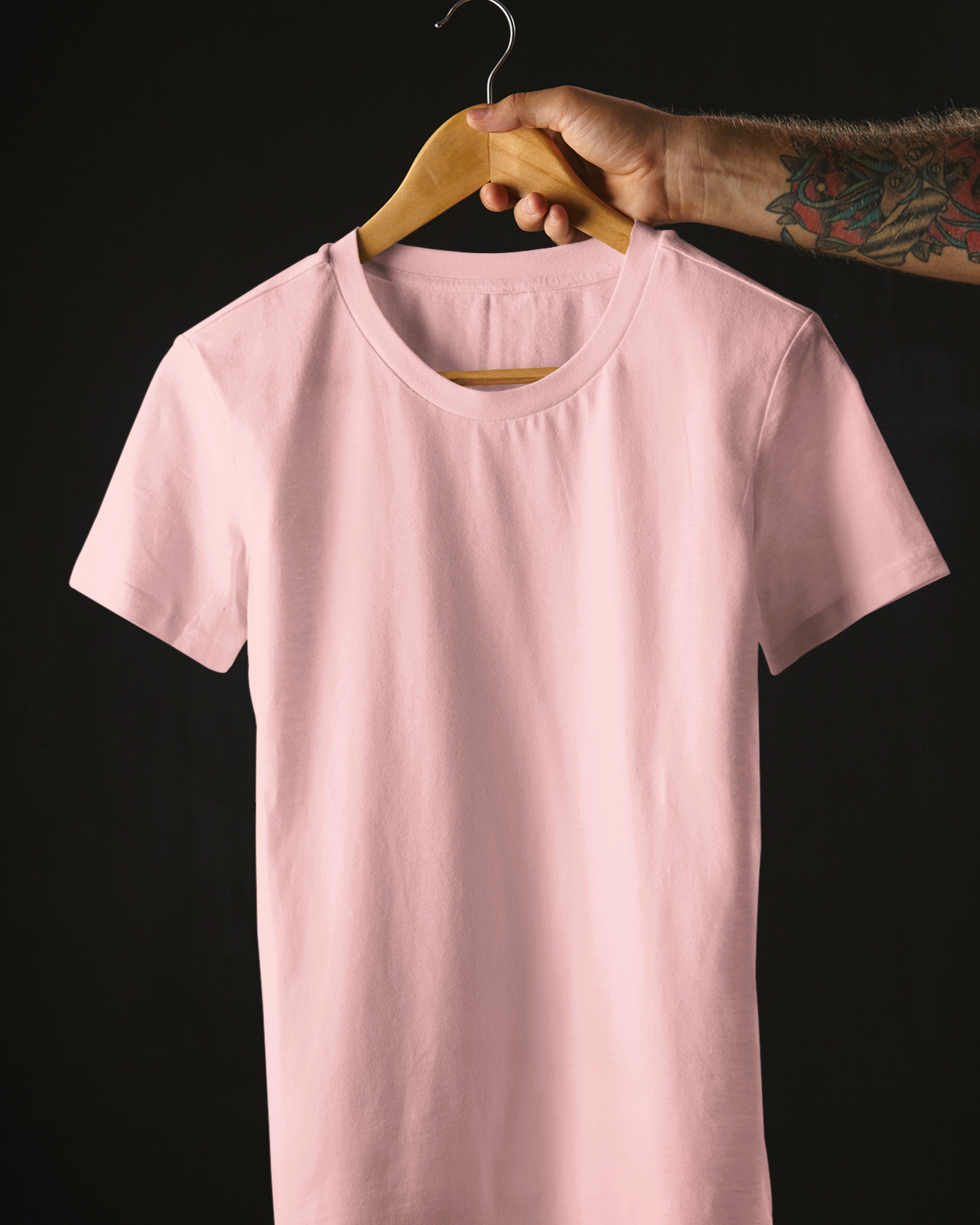 Peach Premium Plain T-Shirt