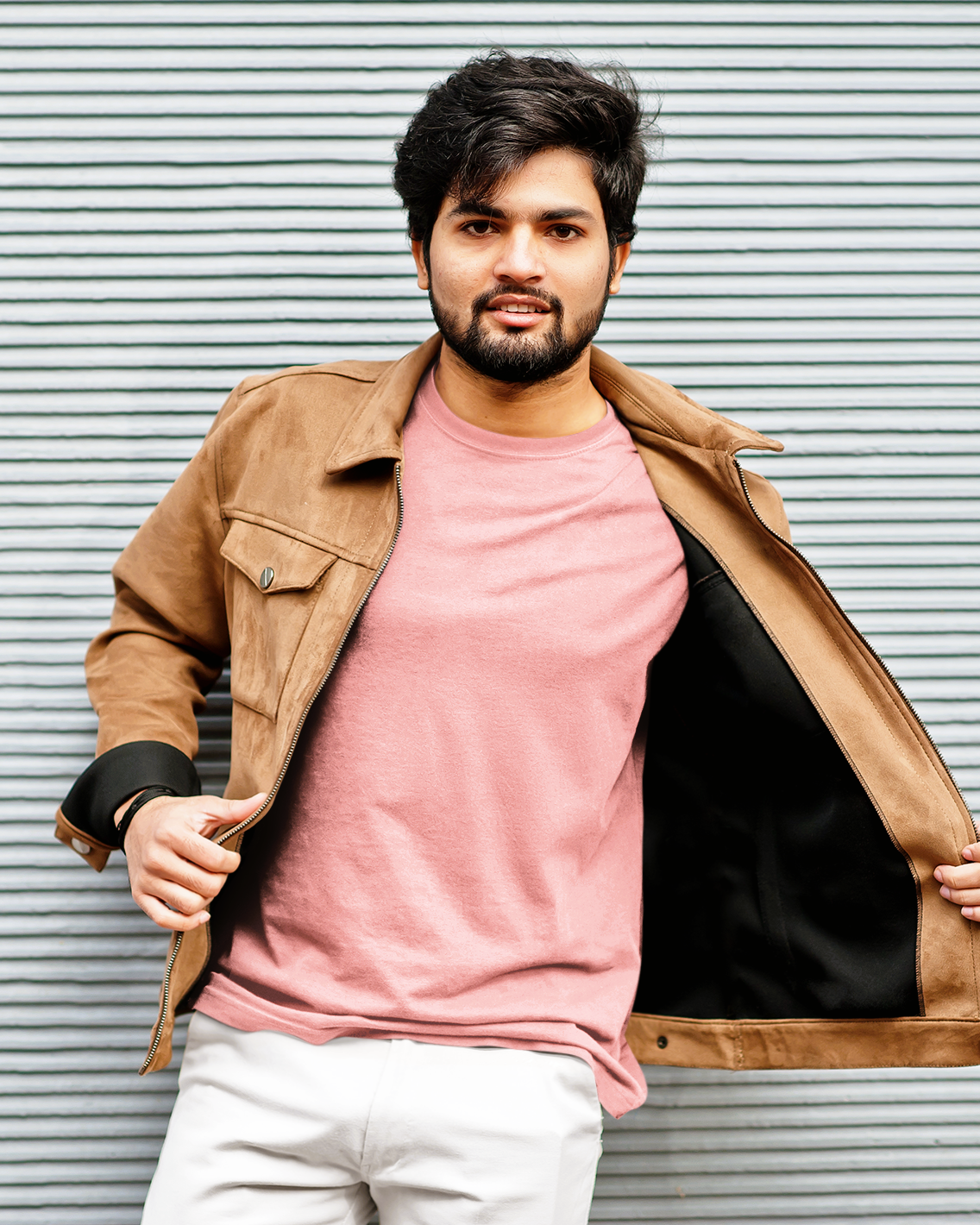 Peach Premium Plain T-Shirt