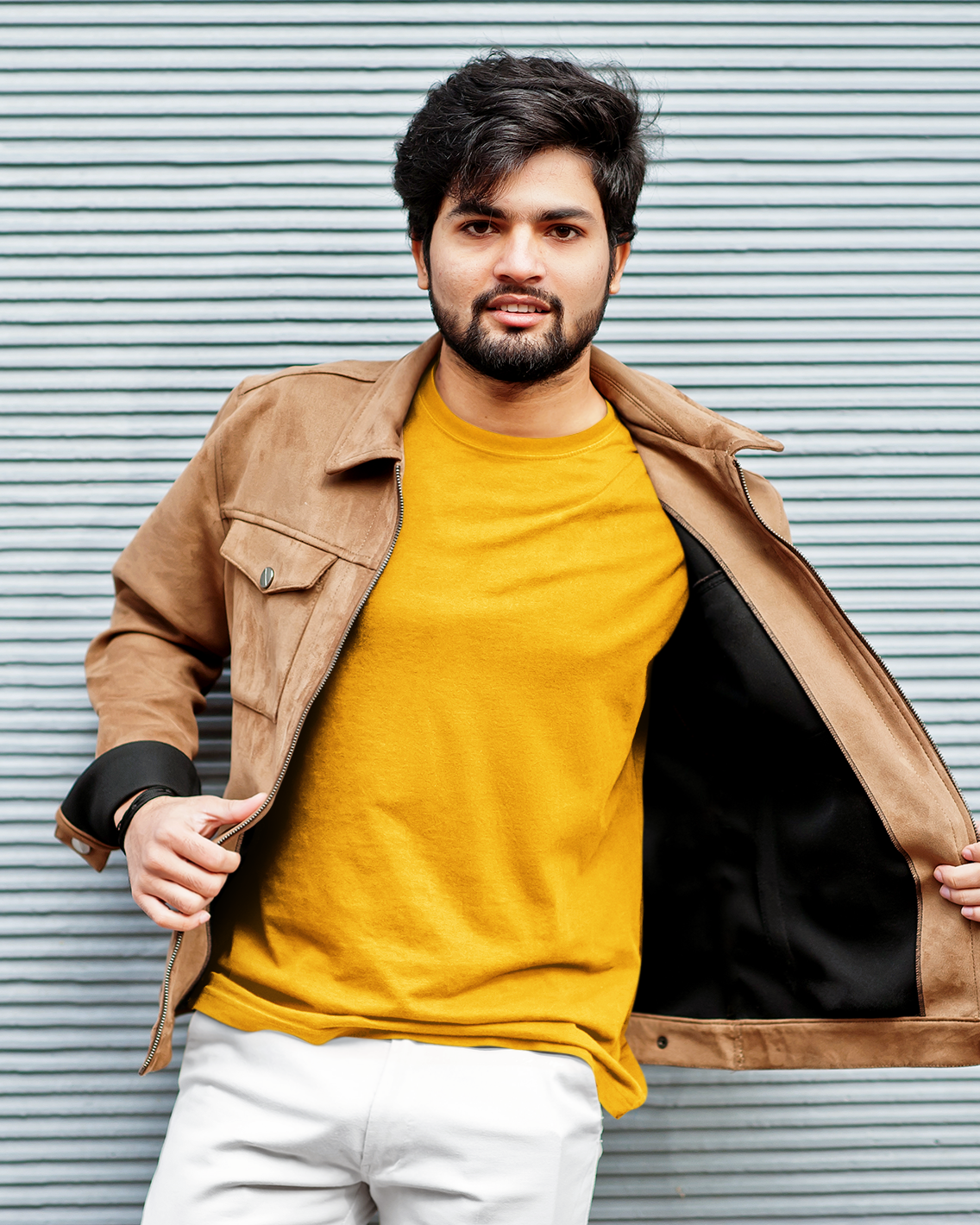 Mustard Premium Plain T-Shirt