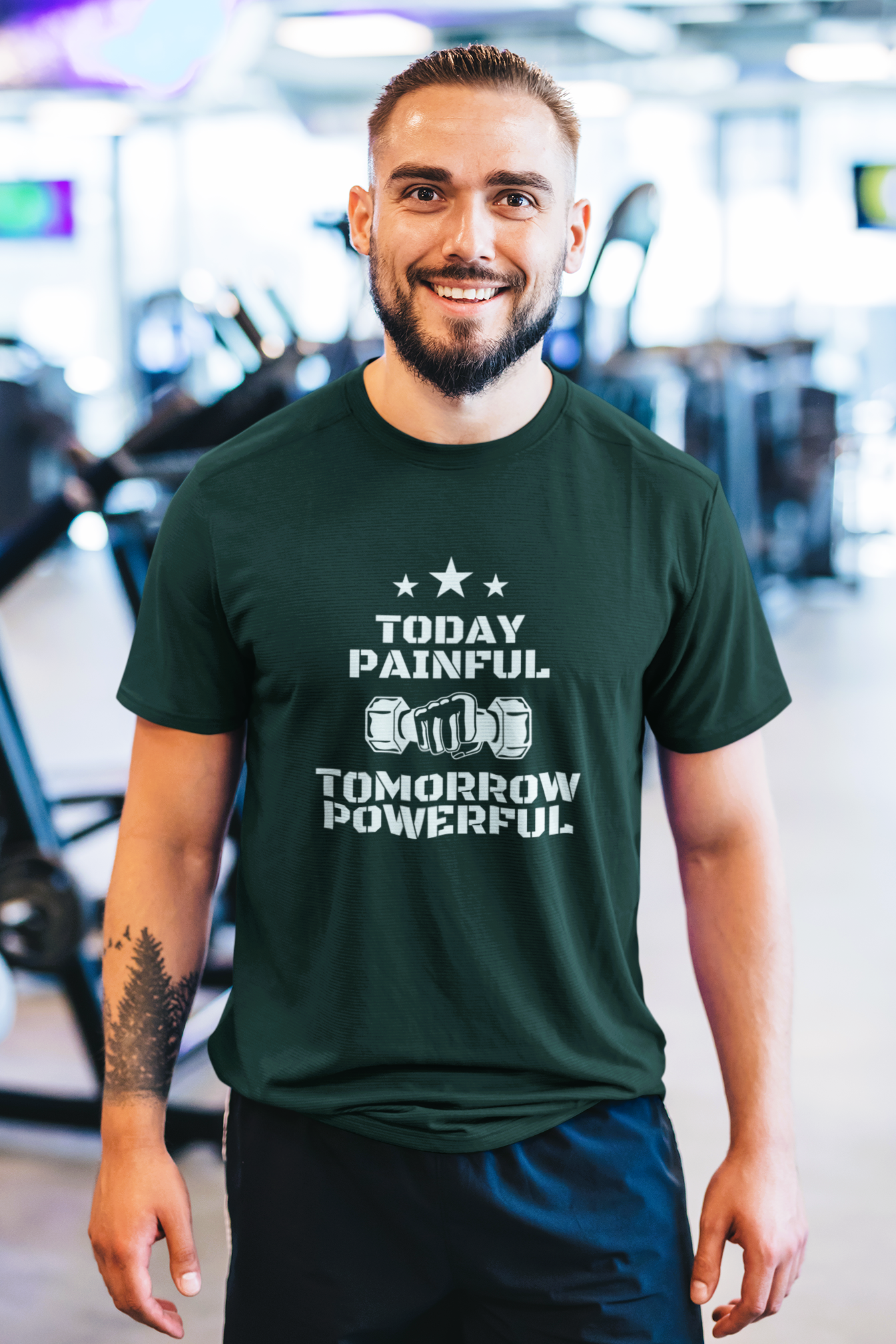 Pain Today Power Tomorrow Unisex Printed  T-Shirt