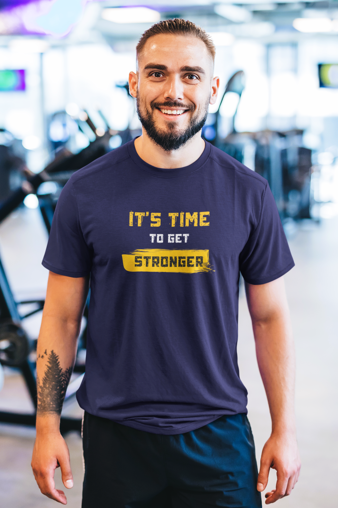 Time to get stronger Unisex Printed T-Shirt