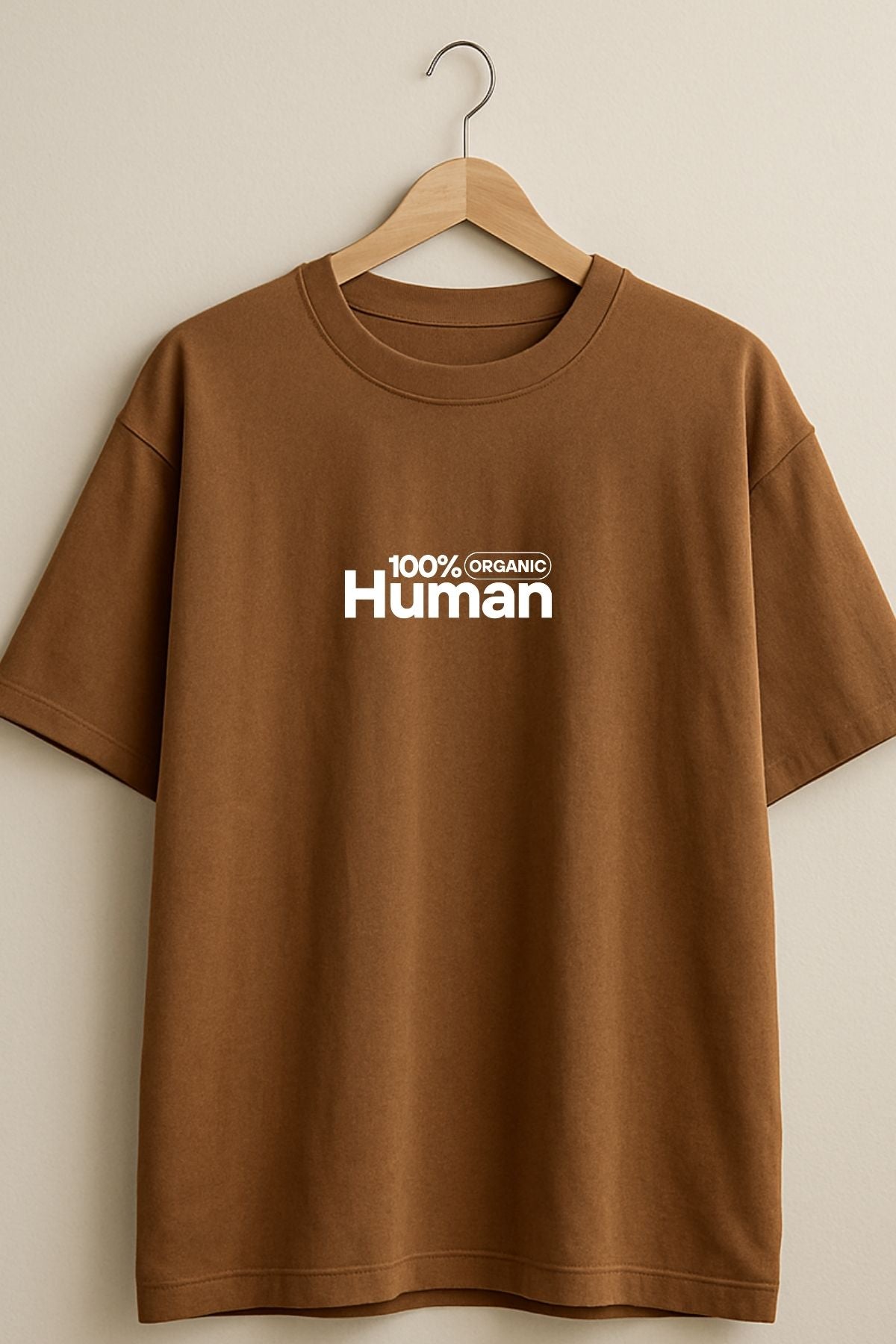 100% human being with description Oversize T-Shirt