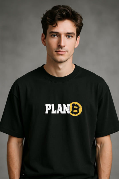 Plan B Crypto Oversize Printed Trading T-Shirt