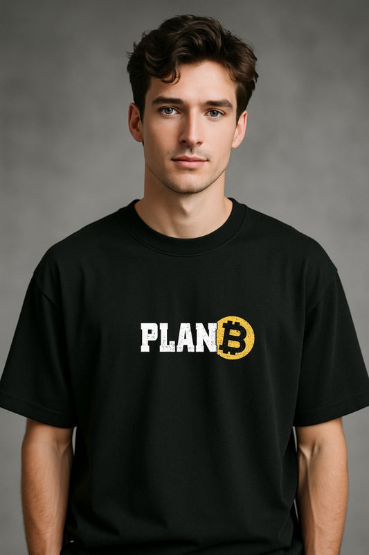 Plan B Crypto Oversize Printed Trading T-Shirt