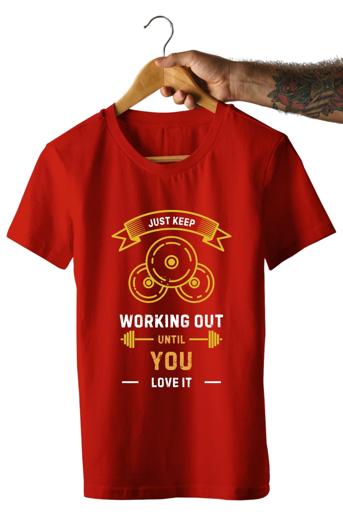 Keep Working Out Unisex Printed T-Shirt