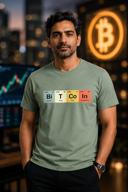 Bitcoin Periodic Table Crypto T-Shirt