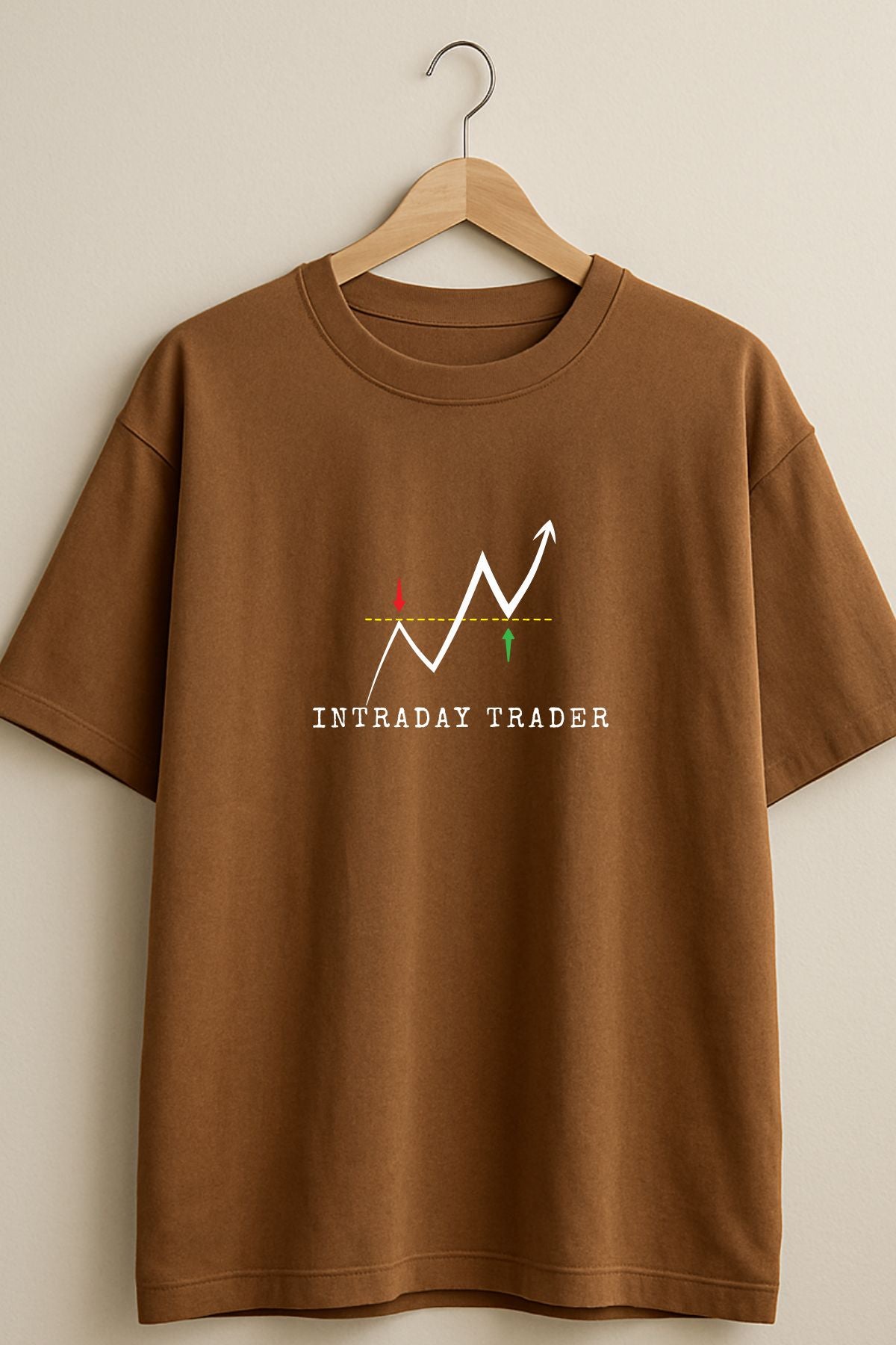 Intraday Trader Oversize Printed Trading T-Shirt
