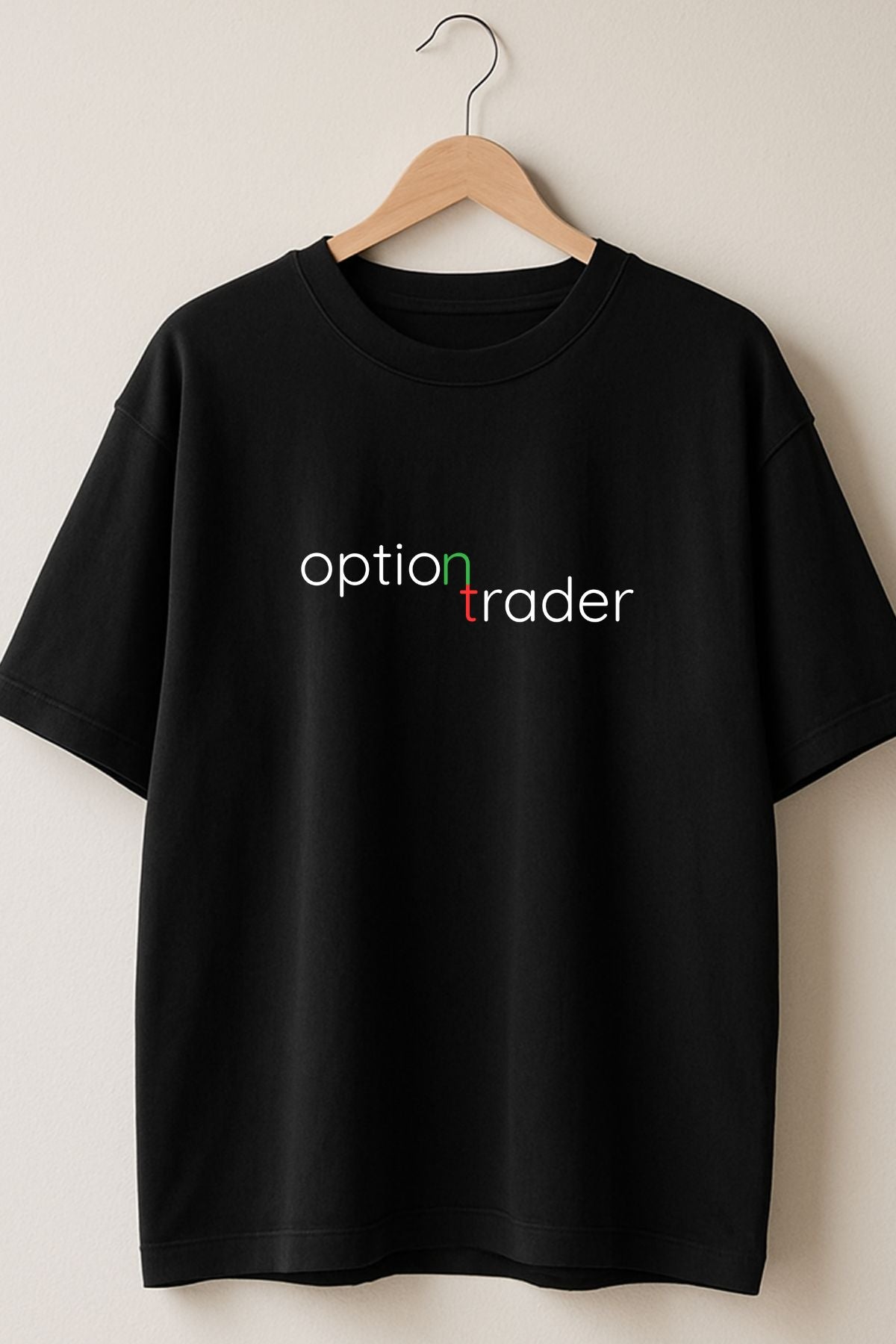 Option Trader Oversize Printed Trading T-Shirt